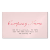 Modern Chic Minimalist Cosmetologist blush pink