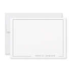 Modern chic minimalist personalised stationery
