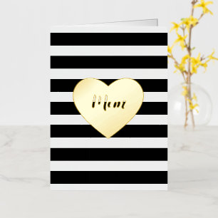 Modern Chic Mothers Day Foil Card