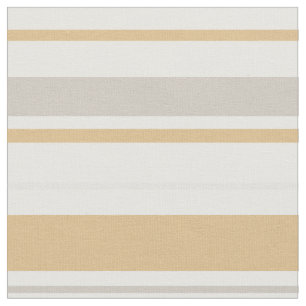 Modern chic neutral yellow beige stripes fabric