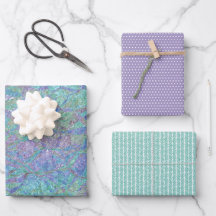 Modern Chic Pastel Colours Marble Mosaic Pattern