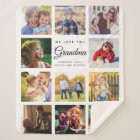 Modern Chic Photo Collage Grandma Family Keepsake
