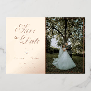 Modern Chic Photo Collage Wedding Save The Date