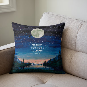 Modern Chic Quote Elegant Cushion
