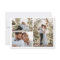 modern chic script wedding 3 photo thank you