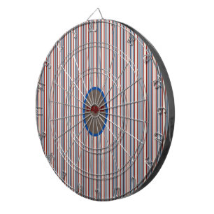 Modern Chic Striped Dartboard