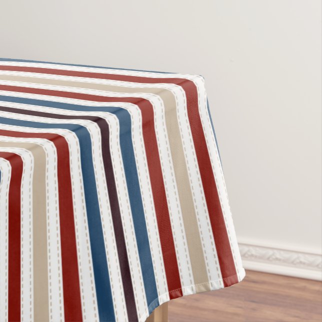  Modern Chic Striped  Tablecloth (In Situ)