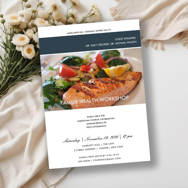 MODERN CHIC TRENDY PHOTO WORKSHOP EVENT INVITATION (Creator Uploaded)