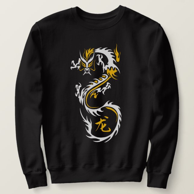 Modern Chinese Dragon Sweatshirt (Design Front)