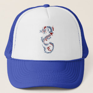 Modern Chinese Dragon Trucker Hat