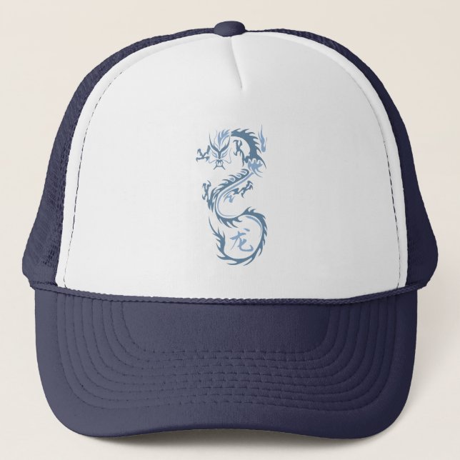 Modern Chinese Dragon Trucker Hat (Front)