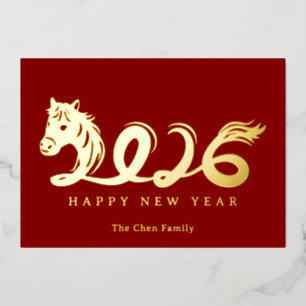Modern Chinese Lunar New Year Horse 2026