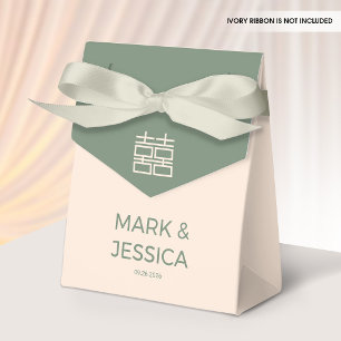 Modern Chinese/Vietnamese Wedding Thank You Favour Box