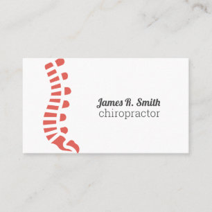 Modern Chiropractic Wellness Business Card