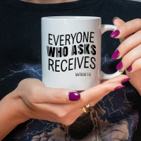 Modern Christian Bible Verse Matthew 7:8