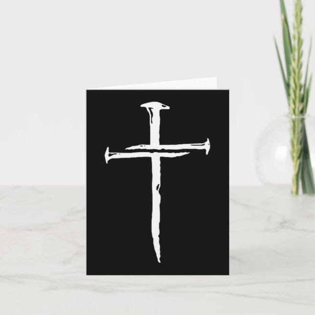Modern Christian Faith Apparel Christian Minimalis Card (Front)