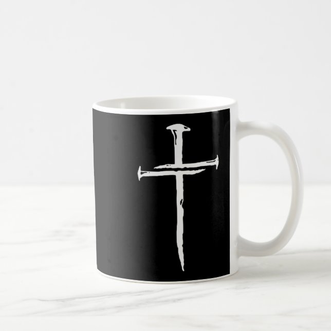 Modern Christian Faith Apparel Christian Minimalis Coffee Mug (Right)
