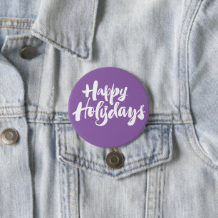 Modern Christian Happy Holydays Holidays Christmas 7.5 Cm Round Badge