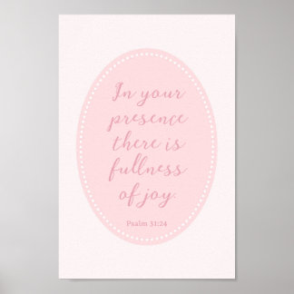 Modern Christian Wall Art Decor Pink Girl Room