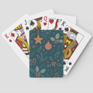 Modern Christmas 2026 Custom Poker Cards – Trendy