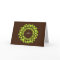 Modern Christmas Card - Green Wreath
