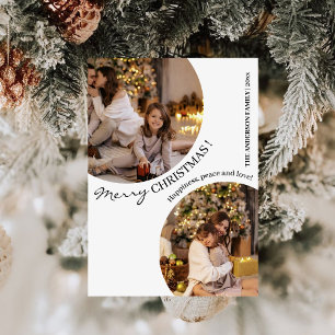Modern Christmas cards Collage Christmas Photo