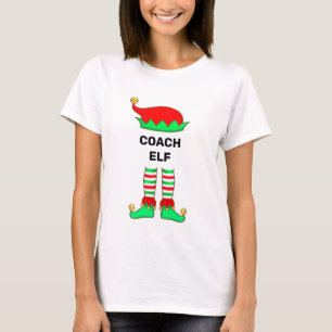 Modern Christmas Coach Elf T-Shirt