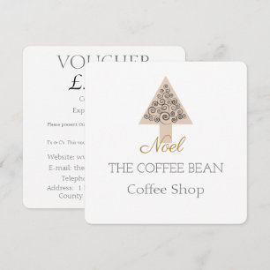 Modern Christmas Coffee Shop Business Branding