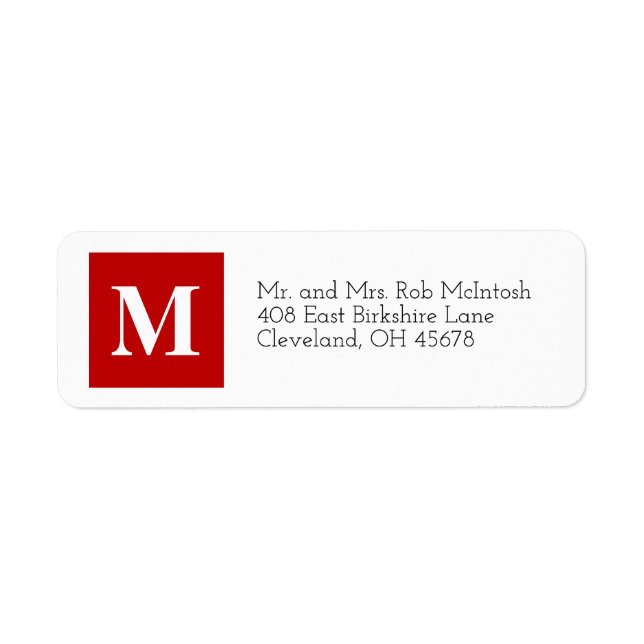 Modern Christmas Cubes Holiday Label (Front)