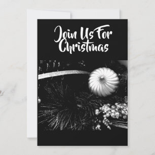 "MODERN CHRISTMAS DECOR" **CHRISTMAS INVITATION** INVITATION