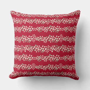  Modern Christmas Decor Red and Pink Cushion
