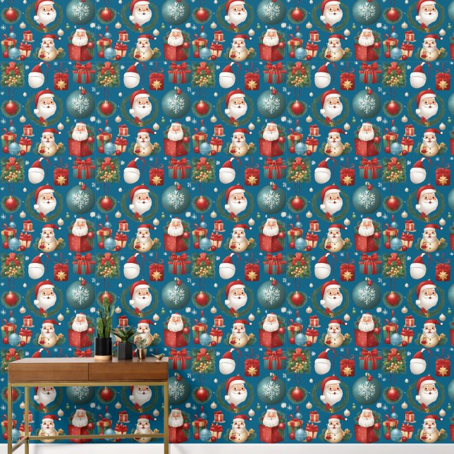 Modern Christmas decorations Wallpaper (Hallway)