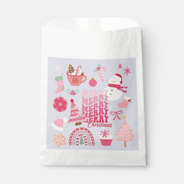 Modern Christmas Favour Bags (Front)