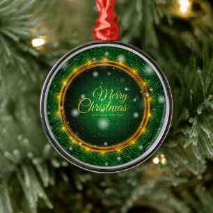 Modern Christmas Gift Metal Tree Decoration