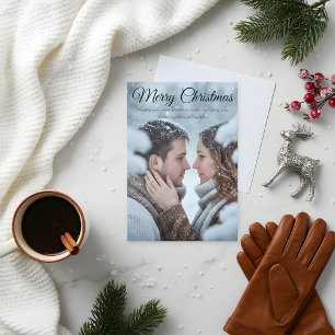 Modern Christmas Greeting Card – Warm Holiday Wish