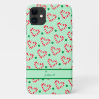 Modern Christmas Heart Candy Cane