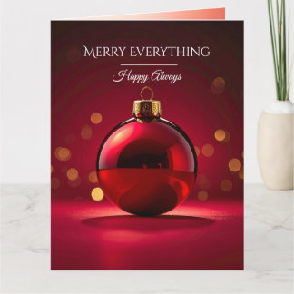 Modern Christmas & New Year Card Elegant