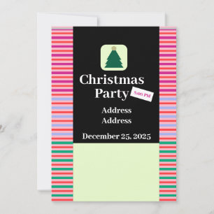 Modern Christmas Party Flyer Invitation