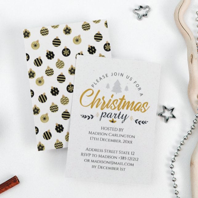 Modern Christmas Party  Invitation (Creator Uploaded)