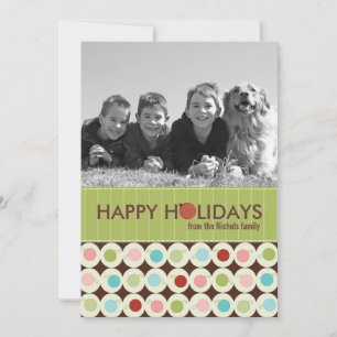 Modern Christmas Photo Cards {5 x 7}