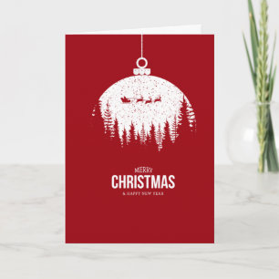 Modern Christmas Photo Holiday Card