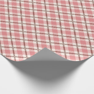 Modern Christmas Plaid Tartan Pattern   Holiday Wrapping Paper