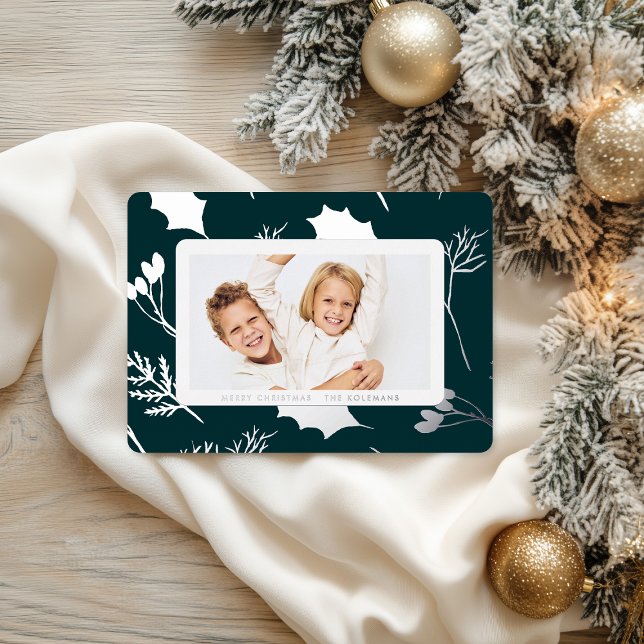 Modern Christmas Silver Botanicals  (Creator Uploaded)