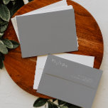 Modern Christmas | Silver Card Envelope<br><div class="desc">This modern Christmas | silver card envelope is perfect for your minimalist shabby chic boho silver and white holiday greeting. The minimal whimsical handwritten calligraphy is delicate and rustic while staying classy and elegant. You will find that everything about this product is editable, so feel free to add pictures or...</div>