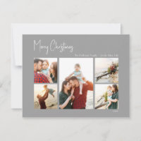 Modern Christmas | Silver Five-Photo