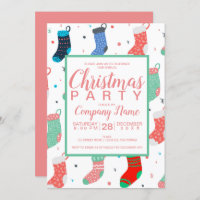 Modern christmas socks illustration pattern script