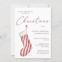 Modern Christmas Stocking Xmas Party Celebration