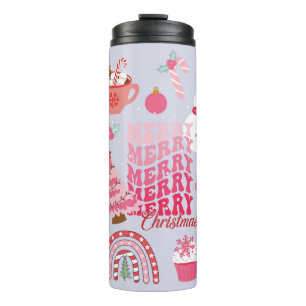 Modern Christmas Thermal Tumbler