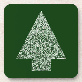 Modern Christmas Tree Coaster
