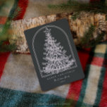 Modern Christmas Tree Sketch Arch Non Photo Holiday Card<br><div class="desc">Spread holiday cheer with this modern Christmas tree drawn, non-photo Christmas card. This elegantly simple Holiday card is the perfect way to send your season's greetings. Easily to personalise the greeting and edit the fonts to your liking. This minimalist custom Christmas card is charming way to remind your friends and...</div>